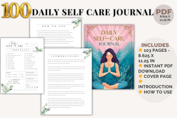 100-Day Self Care Journal