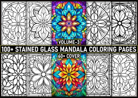 100 Stained Glass Mandala Coloring Pages: A Comprehensive Overview