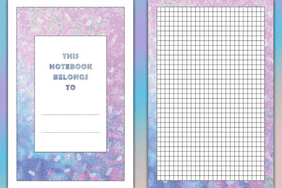 120 Ruled Graph Sprinkles Frame 6 X 9: A Unique Interior for Your KDP Project