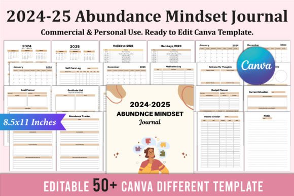 2024-2025 Abundance Mindset Journal KDP: A Strategic Tool for Goal Achievement and Mindset Development