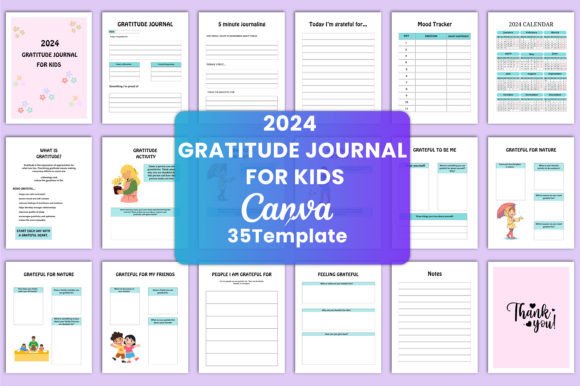 2024 GRATITUDE JOURNAL for KIDS: A Practical Tool for Mindful Development