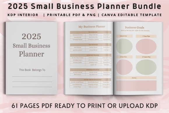 2025 Small Business Planner Bundle: A Comprehensive Tool for Entrepreneurs
