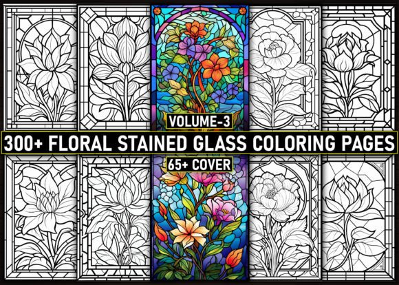 300 Floral Stained Glass Coloring Pages: A Strategic Resource for Creative and Business Success