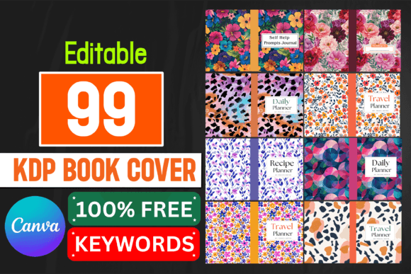 99 KDP Book Cover Editable Keywords