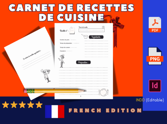 Carnet De Recettes - Blank Recipe Log