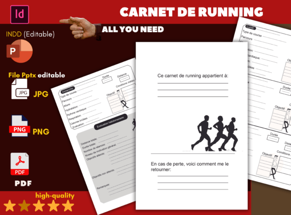Carnet De Running Running Log Book