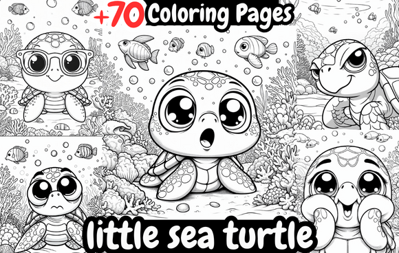 Cute Sea Turtle Coloring Sheets: A Creative Resource for Artists and Educators