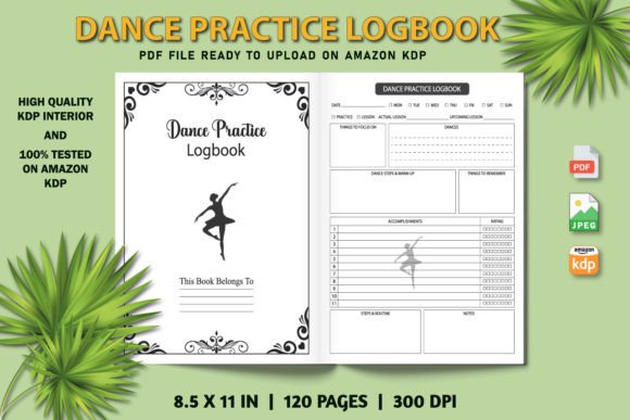 Dance Practice Logbook KDP Interior