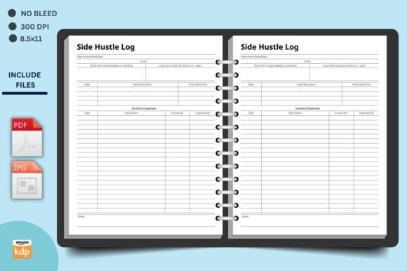 Empower Your Entrepreneurial Journey with the Profit Passion Side Hustle Log